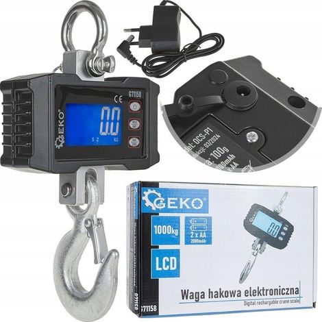Geko Waga hakowa bilancia elettronica 1000 kg