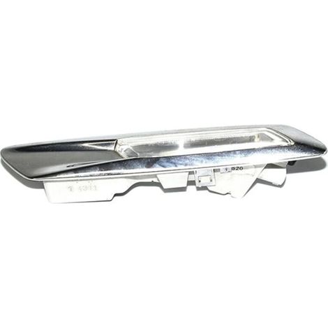 1 paire, Couleur : Argent, Matériau : ABS, Feu de garde-boue latéral de pare-chocs avant de voiture, feu de garde-boue latéral (1/5)