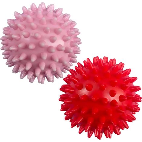 Ensemble de deux balles de massage, balle de massage des fascias, pour le massage des pieds et la relaxation des fascias, balle de massage des pieds à picots de 7 cm (1/5)
