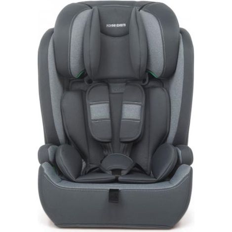 Foppapedretti Seggiolino Auto Babyroad New I-Size, per bambini da 76 a 150 cm di altezza, 15mesi-12 anni, conforme ECE R129, Fissaggio a 3 punti, Safe Body Protection, Silver (1/4)