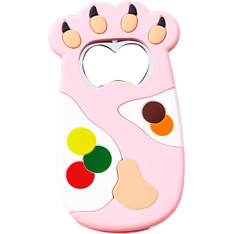 1 ouvre-bouteille en forme de griffe de chat, magnétique, PVC + métal, 100 x 53 mm, pour cuisine, bar et extérieur (1/5)