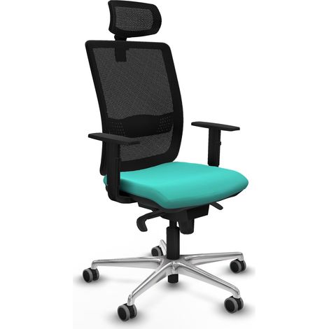 Silla de oficina piqueras y crespo Haches reposabrazos reposacabezas (1/2)