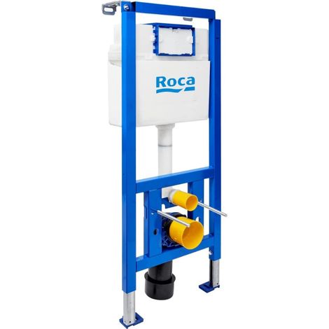 Roca Bâti-support encastrable pour WC suspendu, installation sur cloison légère, hauteur 112 cm, chasse 2/4-6 L (A8900200Z0)