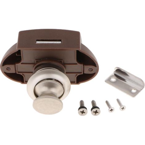 Loquet De Verrouillage De Porte à Palette Pour Camping-car, Bouton De Poignée De Rangement, Pêne Dormant, Remorque De Camping-car (1/5)