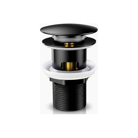 Piletta Scarico Click Clack per Bidet Infinity Nymo Nero Opaco