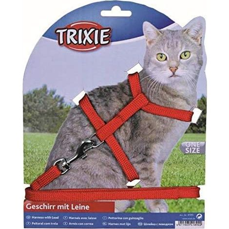 Kitten harness with leash, reflective, 27-45 cm/10 mm, 1.30 m
