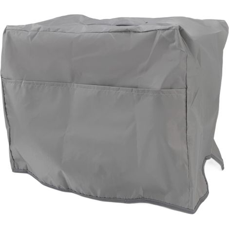 Housse table tennis de table grise – tissu Oxford 210D anti-poussière – pour cour