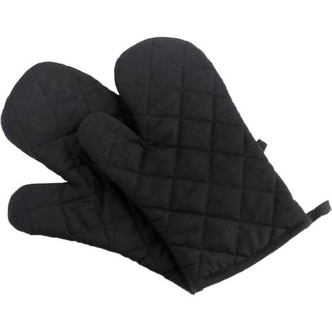 Gants De Four - Résistants Jusqu'à 240 °C - Doublure Polyester-Coton - Pour Cuisson Boulangerie Grillades - 2 Pièces (1/5)