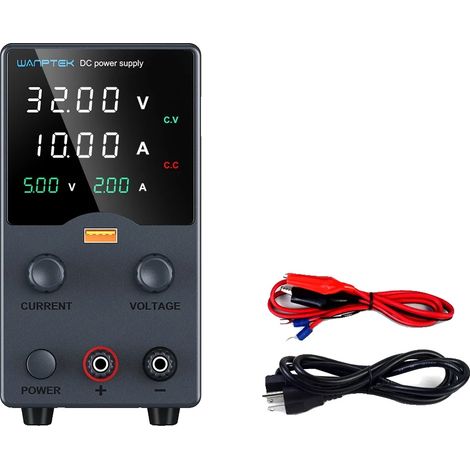 Alimentation électrique DC, Tension réglable, Affichage haute précision, GA3010H 32V 10A (1/2)