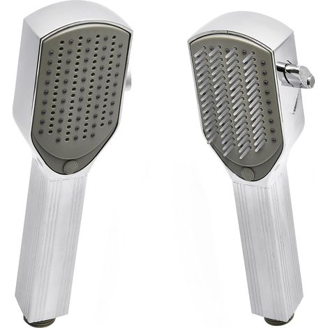 Doccetta Mafalda Pet Shower con Spazzola Integrata – ABS Cromato, Getto Delicato per Cani e Gatti (1/5)