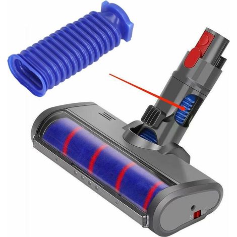 2 pièces Souples Bandes en Peluche Tuyau Compatible avec Dyson V7 V8 V10 V11,Tuyau d'aspirateur Dyson Accessoires pour aspirateur Dyson (1/4)