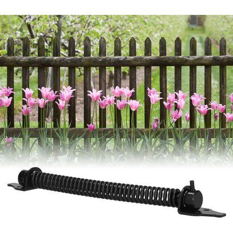 Muelle de cierre automático para puertas – juego de acero al carbono [ajustable] para agricultura y jardinería (1/5)