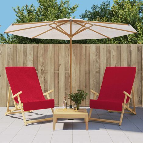2-teiliges bordeauxrotes Strandtuchset, 60 x 135 cm, 400 g/m² Stoff (1/5)