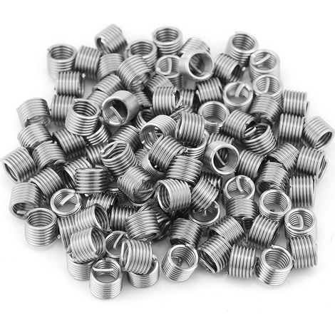 100-teiliges Sortiment an Gewindereparaturbändern aus Edelstahl 304, M6x1,0x1,5D (1/5)