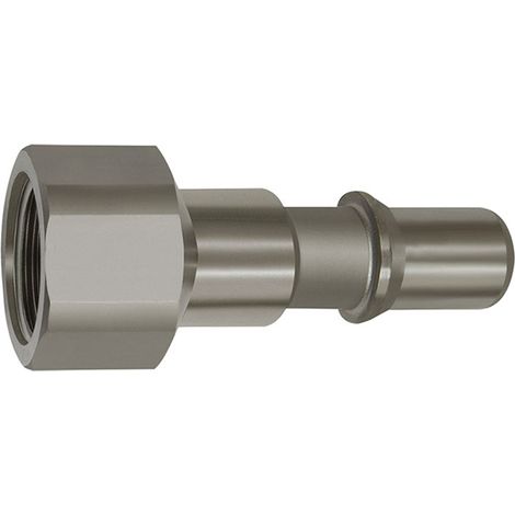 Riegler Nippel für Kupplungen NW 8, ISO 6150 C, Edelstahl, G 1/4 IG (1/2)