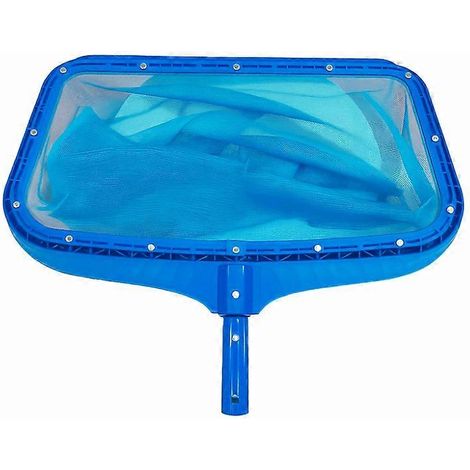 Écumoire de piscine grande capacité avec filet de piscine profond à mailles fines de type râteau (sans tige), dotée d'un cadre renforcé compatible et d'un filet d'écumoire de feuilles à haute efficaci (1/5)