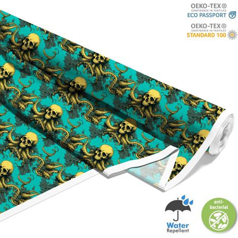 TESSUTI DECORATIVI PER ESTERNI OXFORD - Motivo Teschio I DX4630 (1/5)
