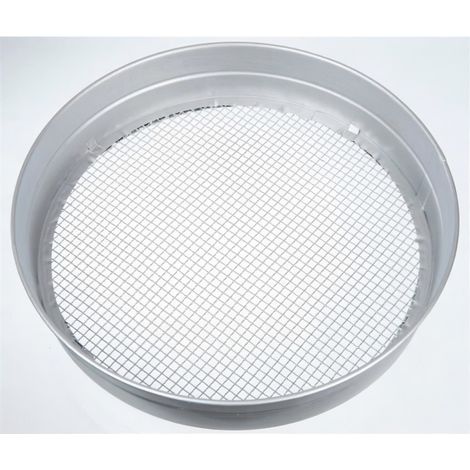 Tamis maille 6mm en acier galvanisé – H7,4 x Ø37 cm – Pour tamisage précis des granulats – Usage professionnel – Nature