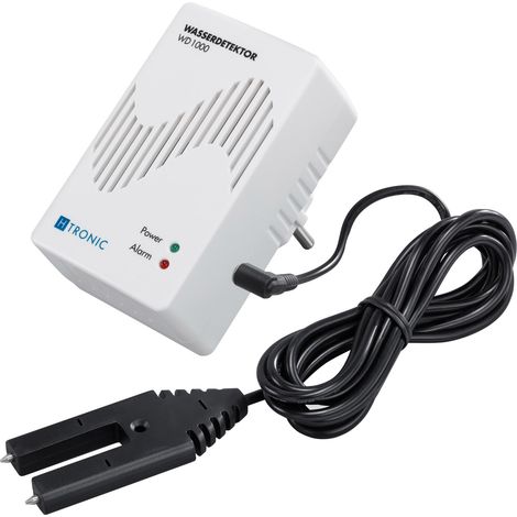 H-Tronic 1114720 WD 1000 Rilevatore acqua con sensore esterno via presa di corrente