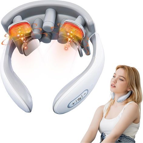Nackenmassagegerät mit 9 Massageköpfen - 15 Einstellungen - Wärmefunktion - Für Nacken und Schultern (1/5)