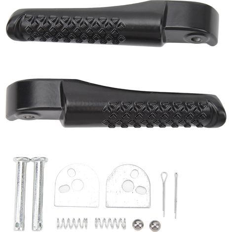 Repose-pieds avant gauche et droit noir, support de repose-pieds de remplacement 2 pièces pour Coleman Powersports BT200X (1/5)