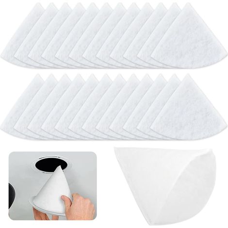 25 Filtre g4 Coniques DN 125 pour Systèmes de Ventilation, L 180mm Non-tissé Filtrant Filtres Coniques, Tapis Filtrants pour Systèmes de Ventilation avec Tous Types de Ventilation Domestiques (1/5)