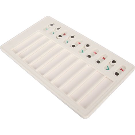 Tableau multifonctionnel de 10 pièces pour liste de tâches ménagères, tableau mémo et de planification vierge et réutilisable innovant, adapté aux enfants et aux adultes. (1/5)