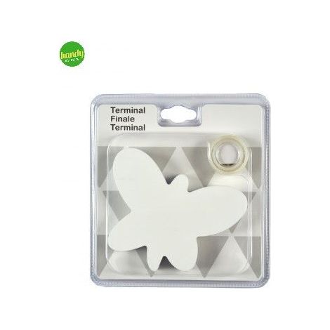 Finale modello farfalla Cintacor international bianco 1 pz
