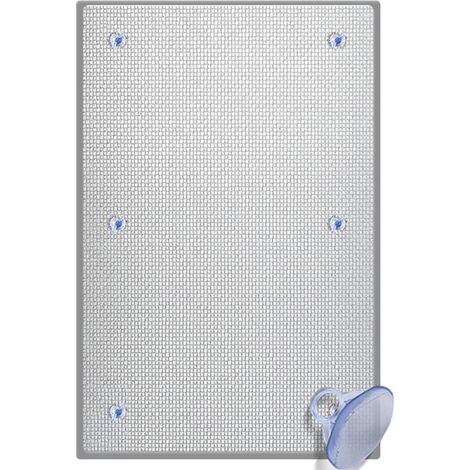 Film Isolation Thermique en Aluminium Réfléchissant pour Fenêtre - Panneau de Protection Solaire Anti Chaleur - Occultant Opaque Anti Regard - Fenêtre/Véranda/Salle de Bain/Bureau(Gray,100x200 cm)