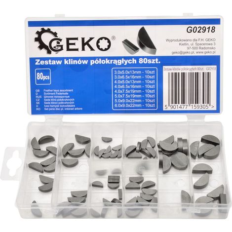 Set mit 80 halbrunden Keilen (20) (1/4)