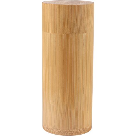Boîte de rangement en bambou pour thé, portable, taille M, pot de conservation avec couvercle (1/5)