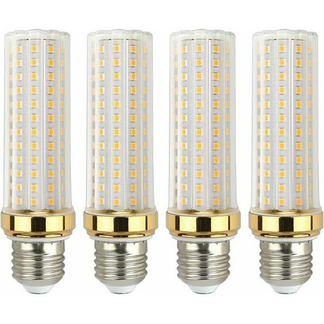 VURAHOME - Ampoule LED E27 blanc chaud 20 W, équivalent à une lampe halogène E27 150 W, ampoule LED E27 blanc chaud pour garage/studio, lot de 4, (1/4)