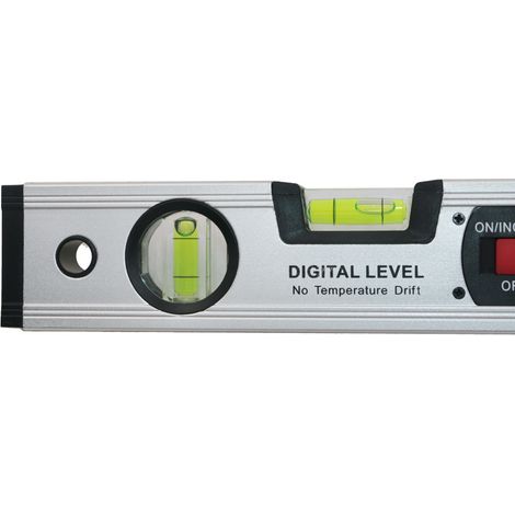 Niveau torpille multifonctionnel niveau laser, verrouillage du pouce de la règle du ruban à mesurer, utilisé pour accrocher des images, écrire sur les murs, décoration de la maison