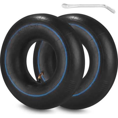 2 Pièces Chambre a Air 3.00-4 Valve Courbée TR87 Chambre à Air 260 × 85 mm Tube Caoutchouc Chambres à Air de Rechange pour Chariot à Main, Chariot De Jardin (1/5)