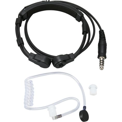 Microphone de gorge télescopique 7,1 mm avec réduction de bruit et son clair, compatible avec les talkies-walkies.-AquaForge (1/5)