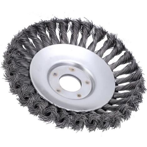 Jardin - Rotatif - Accessoires - Tondeuse à gazon à roue métallique - Disque de désherbage - Brosse de désherbage à fil minifinker (1/4)
