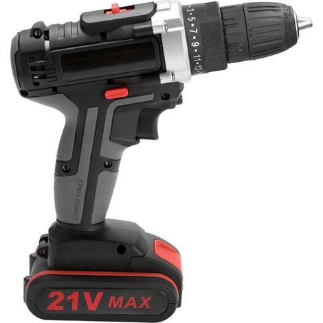 Outil de tournevis électriquePerceuse électrique, 21V multifonctionnelle sans fil maison bricolage outils électriques (1/5)