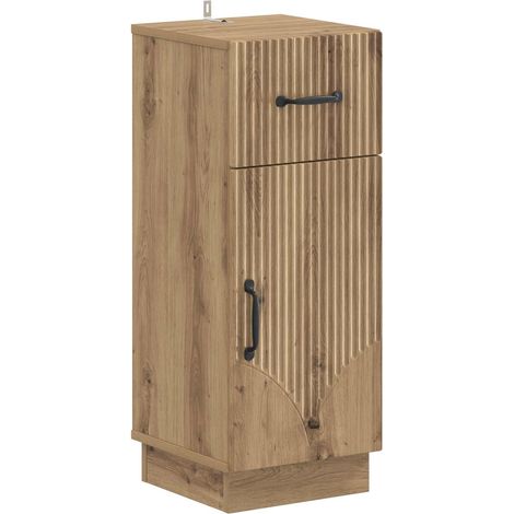 Armario de Almacenamiento para Baño HOORN Roble artisan vidaXL (1/5)