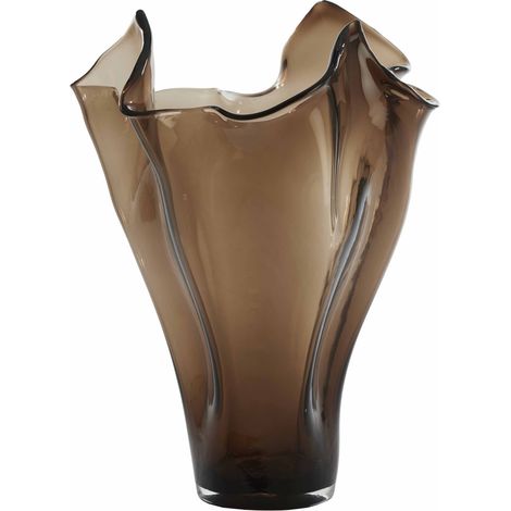 Light & Living Glasvase AIORA in Dunkelbraun – Ø42x53 cm