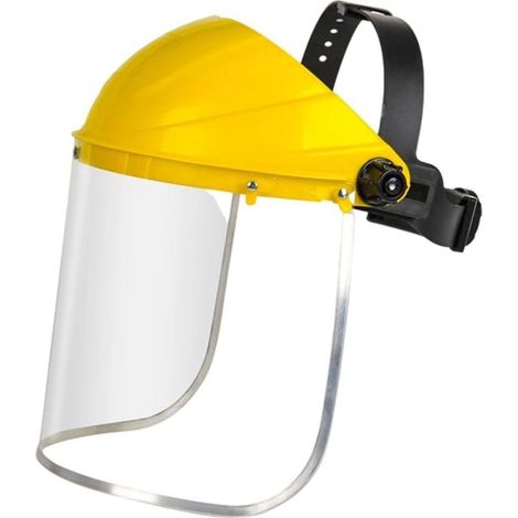 Écran avec Protection Faciale Montée sur Tête,Protection Oculaire,Meulage D'écran,Visière en Polycarbonate Transparent Multi usages (1/5)