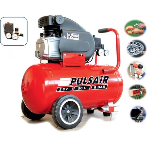 Compresseur 50l 2cv Prodif Polyvalence Et Puissance Pour Atelier - Prodif