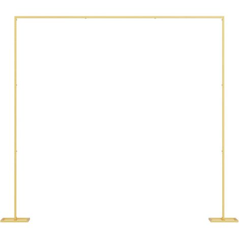 Maison Exclusive - Arche de mariage Doré 338 x 35 x 300 cm Acier (1/5)