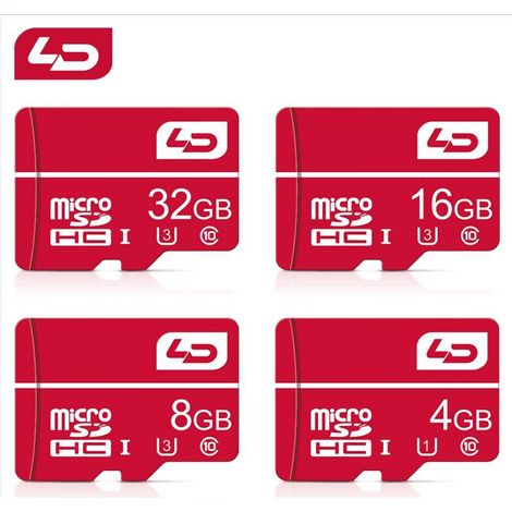 Carte mémoire TF haute vitesse LD 16 g pour téléphone portable, enregistreur de conduite, caméra, carte mémoire SD