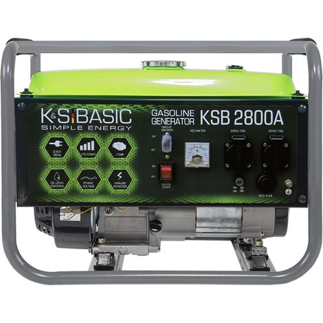 Generatore a benzina "K&S BASIC" 2800W 7 cv AVR KSB 2800A (1/5)