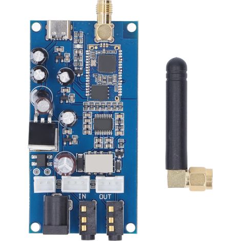 Décodeur Bluetooth SBC AAC sans bruit, carte PCB avec indicateur lumineux, module décodeur facile à transporter pour voiture (1/5)