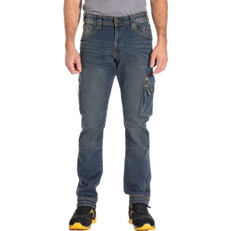 Jeans da Lavoro Elasticizzato Rica Lewis Jobdy Dirty Washed 56