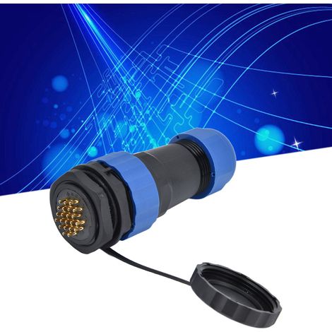 SP28 Rückmutter, IP68 wasserdichte Rückmutter für Luftfahrtstecker und -buchse, mehradrige verschweißte Stecker- und Buchsenverbindung, 250 V 5 A 22 Pins. (1/5)