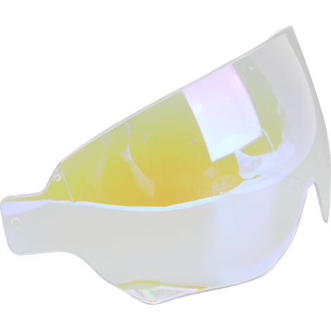Blaues, transparentes Polycarbonat-Visier für Motorradhelme, UV- und Sonnenschutz, kompatibel mit JO EX ZERO CJ 3 und Revo Helmen. (1/4)