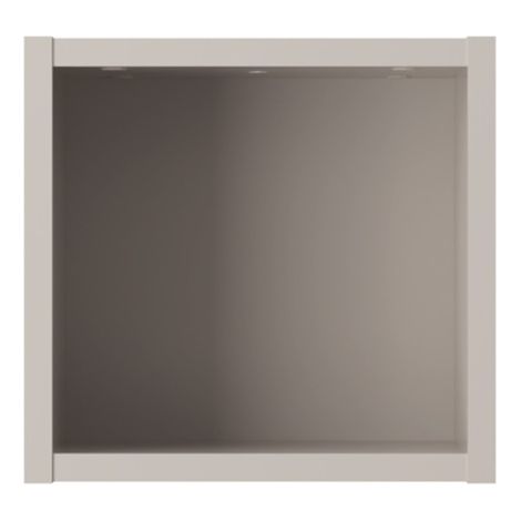 Cubo di stoccaggio per bagno VANO – Colore marrone congo – L26 × P27 × H21 cm – Da appendere