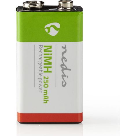 Batterie rechargeable NiMH Nedis BANM9HF91B E-block 8,4 V 250 mAh Blister (1/2)